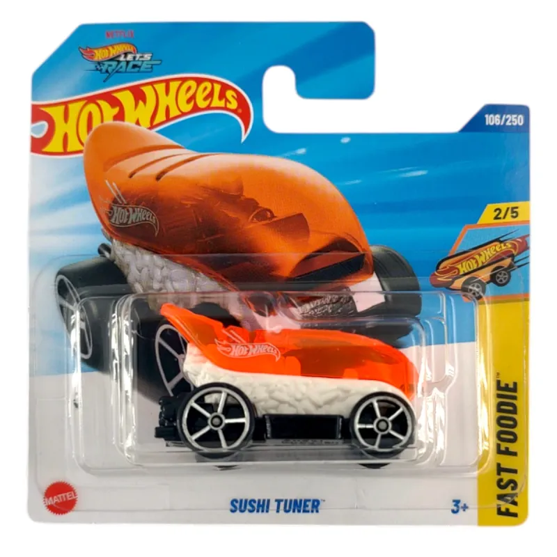 Mattel Hot Wheels - Αυτοκινητάκι HW Fast Foodie, Sushi Tuner (2/5) HYY51 (5785)