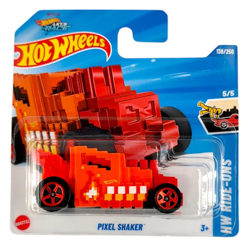 Mattel Hot Wheels - Αυτοκινητάκι HW Ride-Ons, Pixel Shaker (5/5) HYY77 (5785)