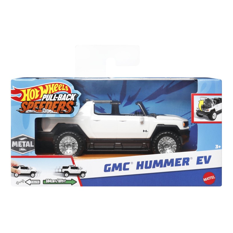 Mattel Hot Wheels - Pull-Back Speeders, GMC Hummer EV HPR86 (HPR70/HPT04)