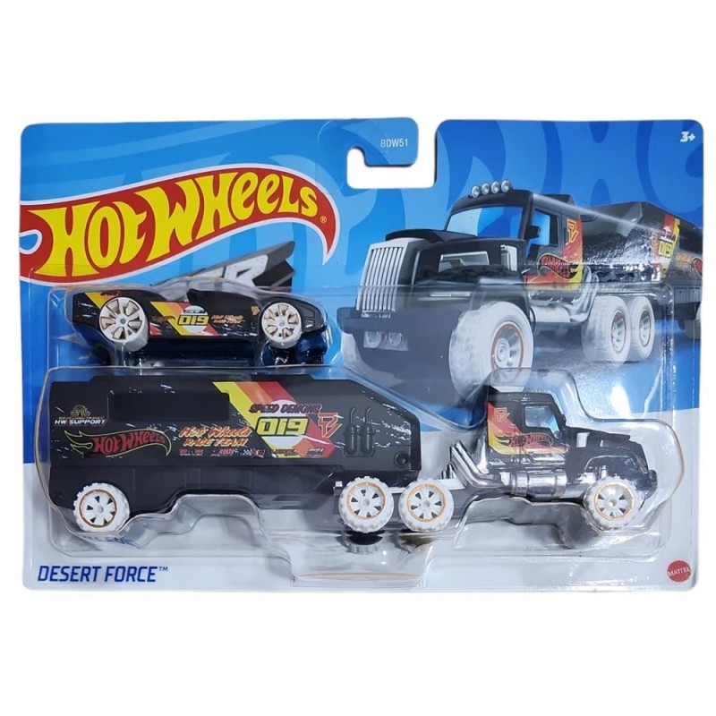 Mattel Hot Wheels - Σούπερ Νταλίκα, Desert Force HXN89 (BDW51)