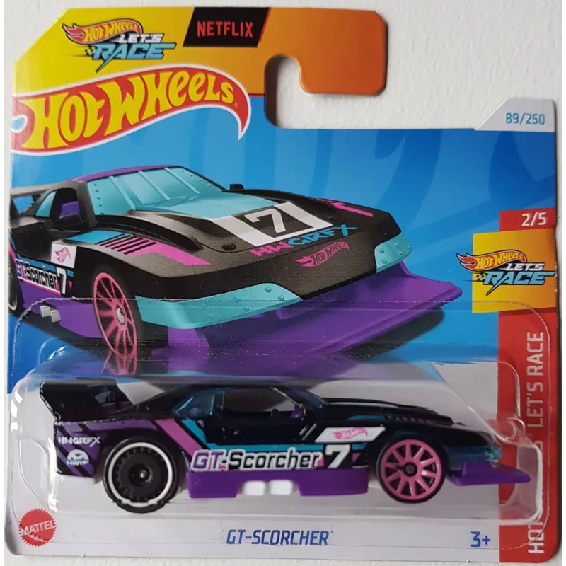 Mattel Hot Wheels - Αυτοκινητάκι HW Let's Race , GT-Scorcher (2/5) HTC08 (5785)