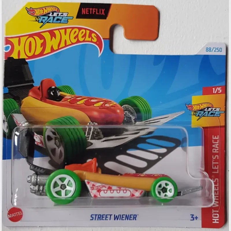 Mattel Hot Wheels - Αυτοκινητάκι HW Let's Race 1/5 , Street Wiener (1/5) HTC07 (5785)