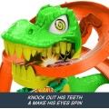 Παιχνιδολαμπάδα Mattel Hot Wheels - T-Rex Πυροσβεστικός Σταθμός JBM73