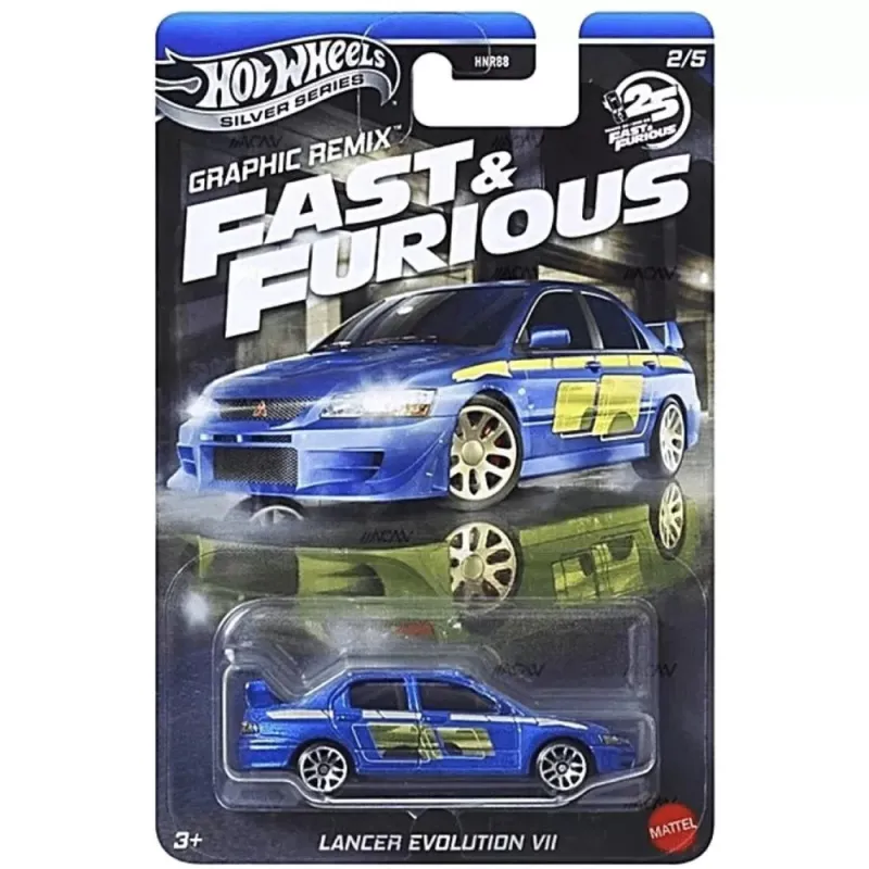 Mattel - Hot Wheels Silver Series, Fast And Furious, Lancer Evolution VII (2/5) JBY47 (HNR88)
