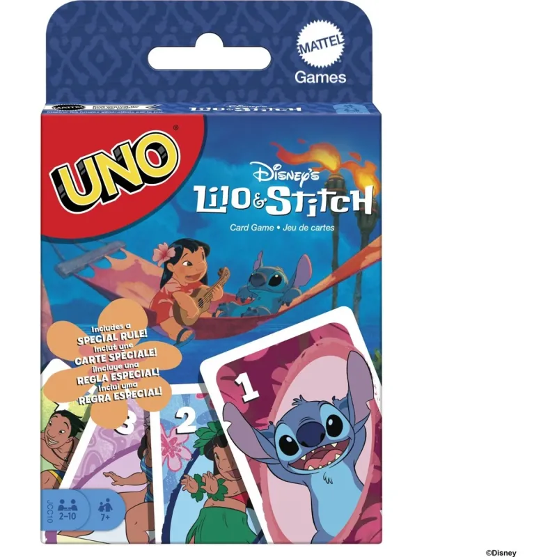 Mattel - Επιτραπέζιο, UNO Stitch JCC10