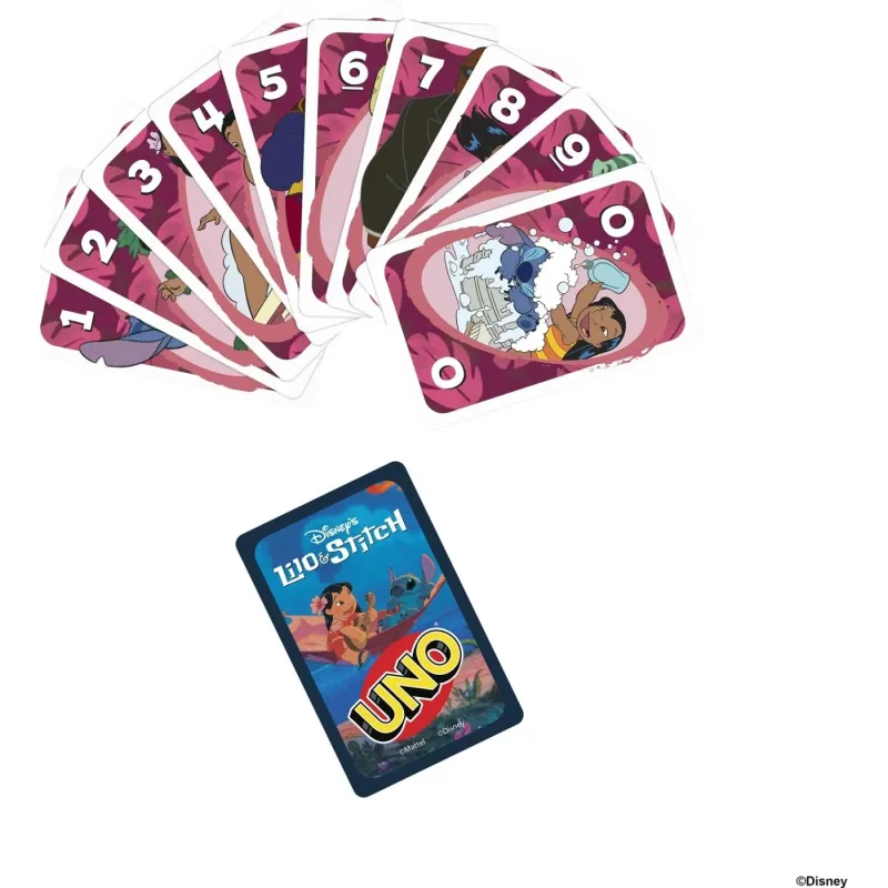 Mattel - Επιτραπέζιο, UNO Stitch JCC10
