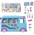Mattel Polly Pocket - Pet Mobile Adventure - Τροχόσπιτο Με Ζωάκια Σετ Παιχνιδιών JCC22