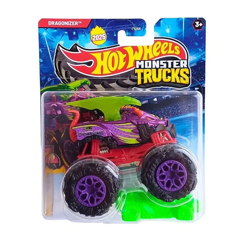 Mattel Hot Wheels - Monster Trucks, Freestyle Wreckers, Dragonizer (8/12) JCD99 (FYJ44)