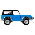 Mattel Hot Wheels - Pull-Back Speeders, Factory Fresh, 1966 Ford Bronco JCM11 (3/4) (HPR70/HPT04)