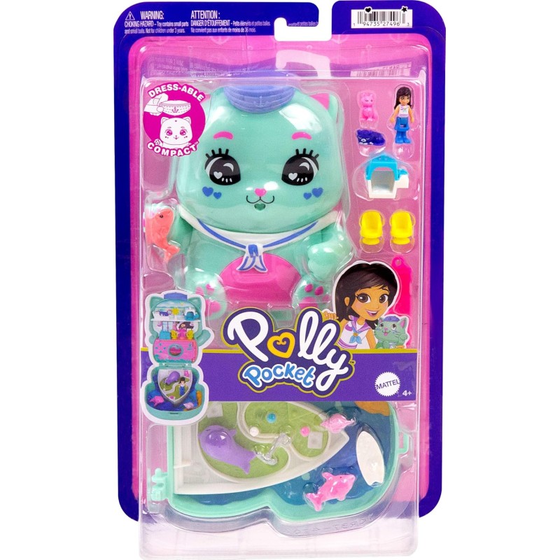 Mattel Polly Pocket - Sail Kitty Compact JCR37 (JFG56)