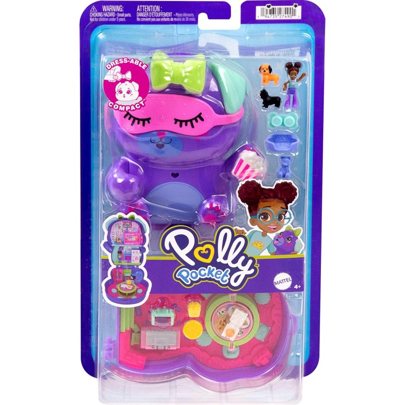 Mattel Polly Pocket - Sleepover Puppy Compact JCR38 (JFG56)