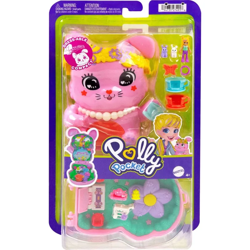 Mattel Polly Pocket - Tea Party Bunny Compact JCR40 (JFG56)