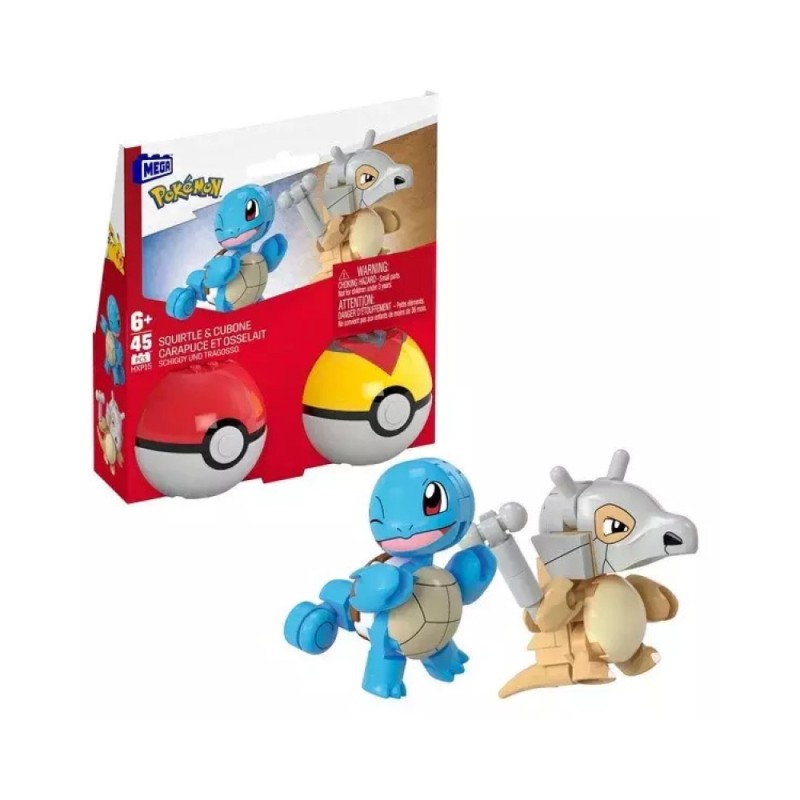 Mattel - Mega Pokemon , Σετ των δύο Bulbasaur & Meowth JCR82 (HXP11)