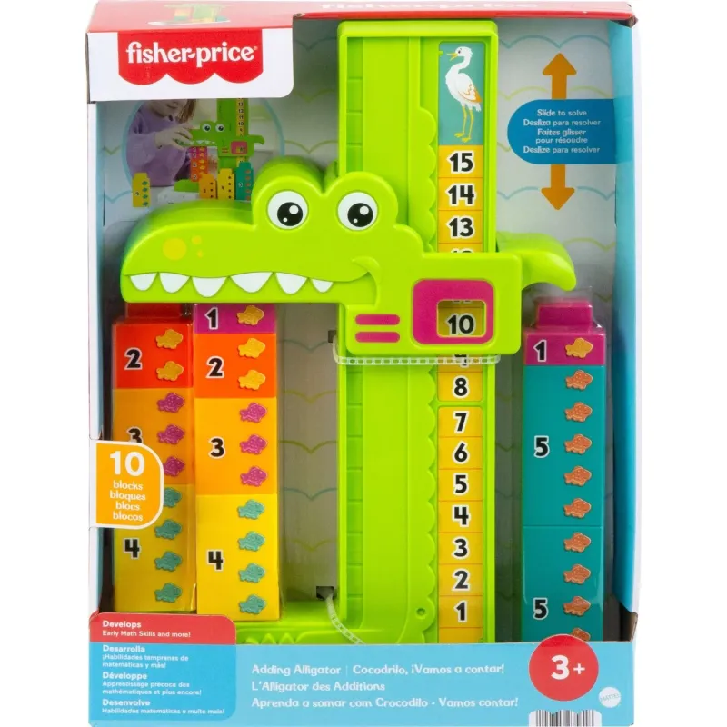 Fisher Price - Preschool Αλιγάτορας - Μαθαίνω Να Μετρώ Εκπαιδευτικό Παιχνίδι JCT13