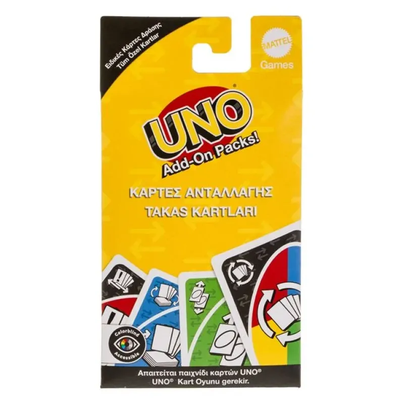 Mattel - Uno Core Add-On Packs, Κάρτες Ανταλλαγής JCV59 (JCV55)