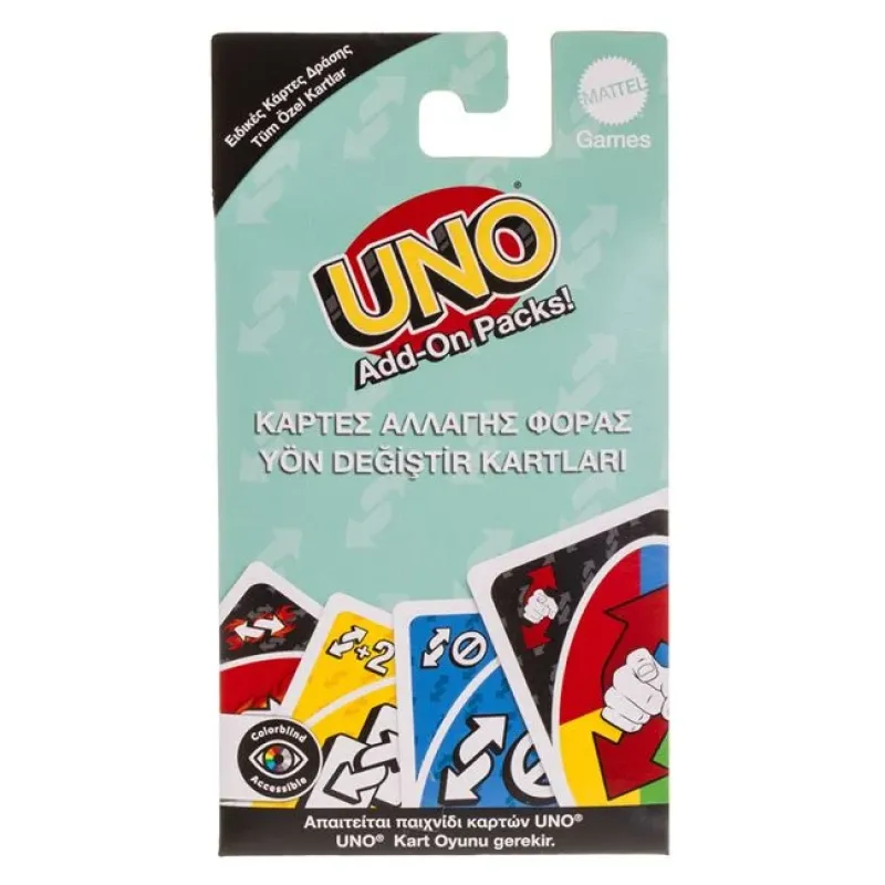 Mattel - Uno Core Add-On Packs, Κάρτες Αλλαγής Φοράς JCV56 (JCV55)