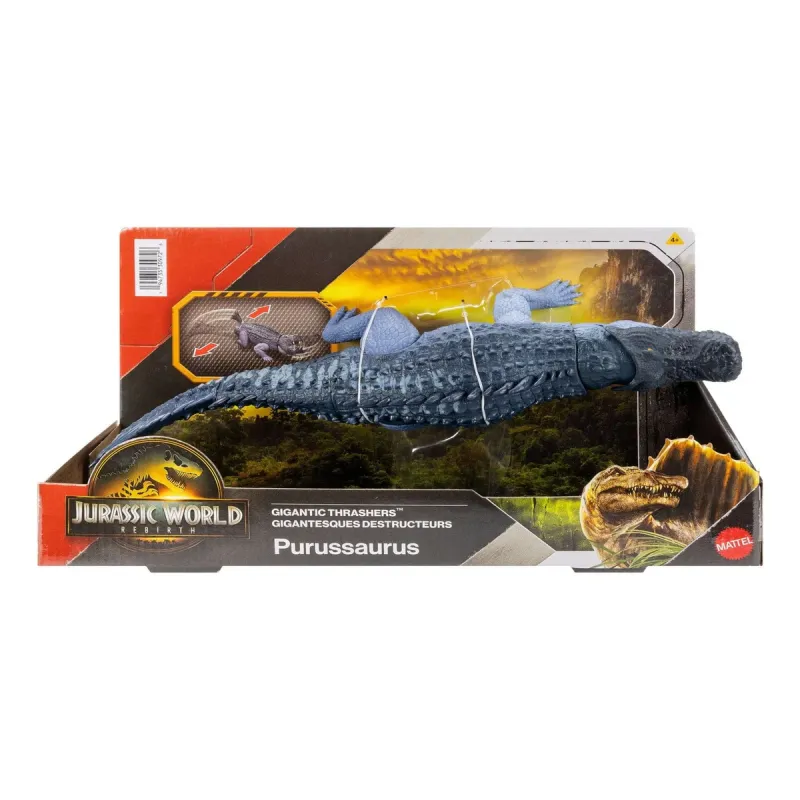 Mattel - Jurassic World Rebirth, Gigantic Thrashers, Purussaurus JGB94 (JGB92)