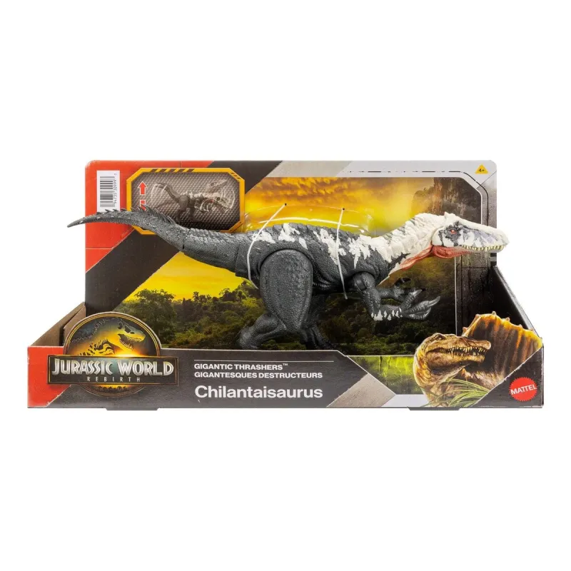 Mattel - Jurassic World Rebirth, Gigantic Thrashers, Chilantalsaurus JGB95 (JGB92)