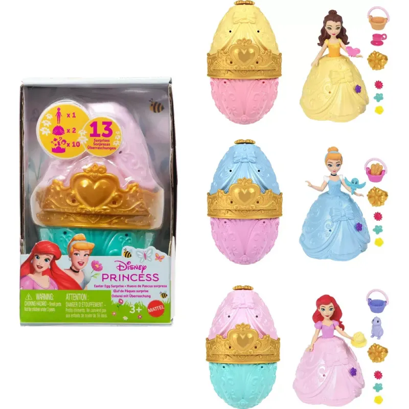 Mattel Disney Princess - Μίνι Κούκλες, Αυγουλάκι Έκπληξη JHG92