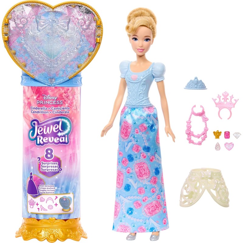 Mattel Disney Princess - Jewel Reveal, Cinderella JHL50 (JHL48)