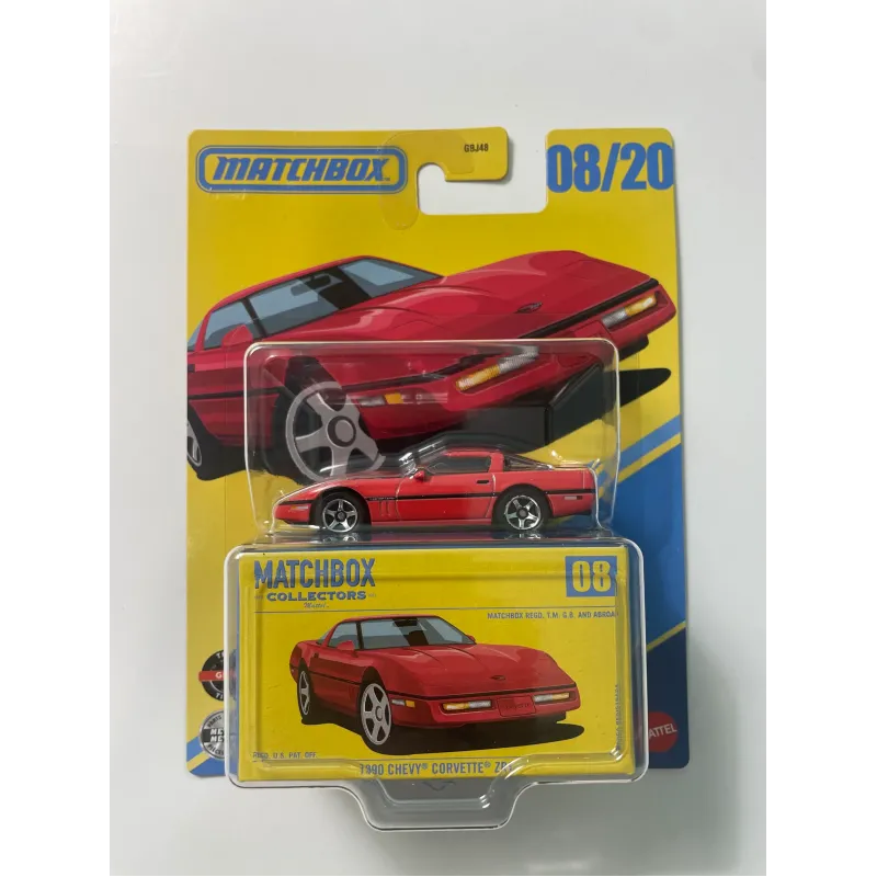 Mattel Matchbox – Collectors,  1990 Chevy Corvette ZR1 (8/20) JJV94 (GBJ48)