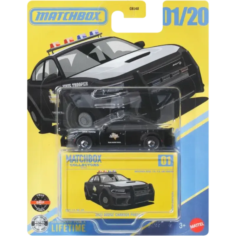 Mattel Matchbox – Collectors, 2023 Dodge Charger Pursuit (1/20) JJW01 (GBJ48)
