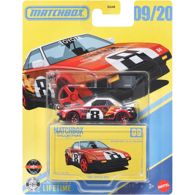 Mattel Matchbox – Collectors, 1984 Toyota Mr2 (9/20) JJW03 (GBJ48)
