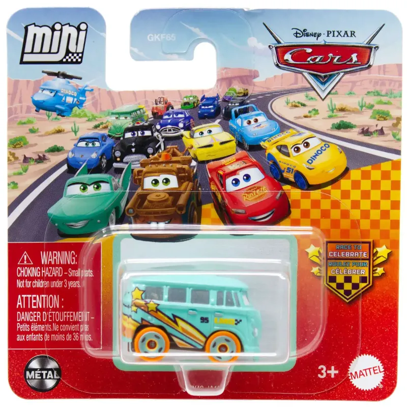 Mattel Cars - Mini Racers, Race To Celebrate, Fillmore JJW49 (GKF65)
