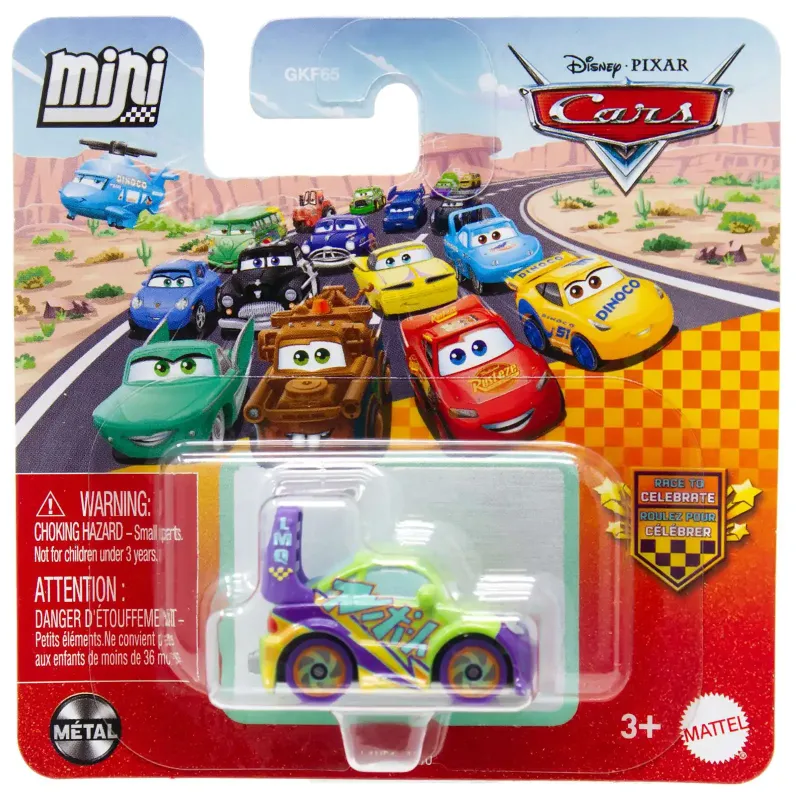 Mattel Cars - Mini Racers, Race To Celebrate, Wingo JJW50 (GKF65)