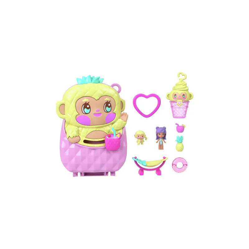Mattel Polly Pocket - Pineapple Monkey Compact JKC49 (JFG56)