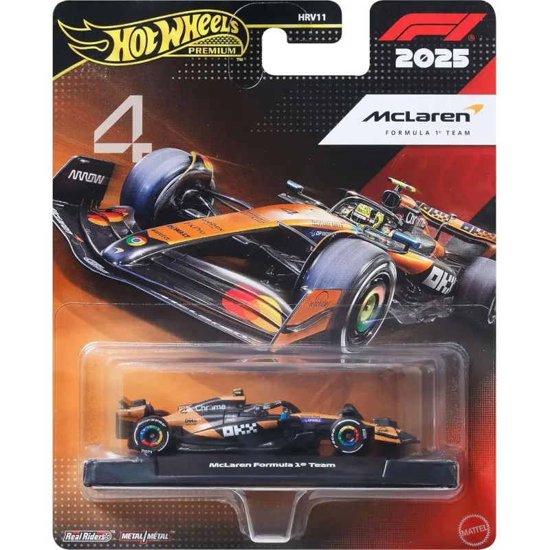 Mattel Hot Wheels - Premium, Mclaren Formula 1 Team #4 JKD88 (HRV11)