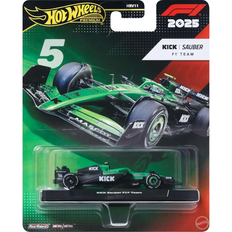 Mattel Hot Wheels - Premium, Kick Sauber F1 Team #5 JKD89 (HRV11)