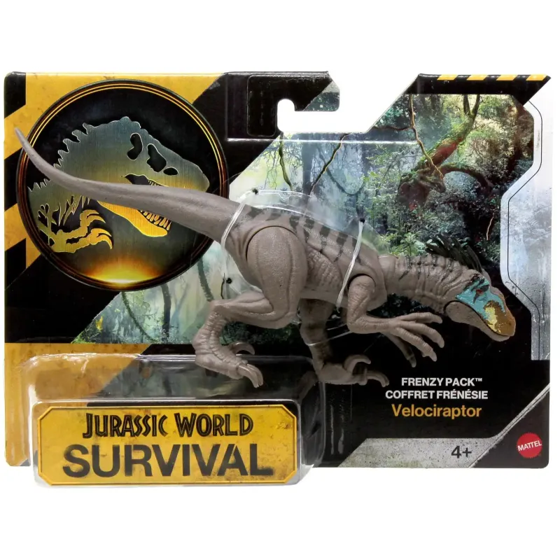 Mattel Jurassic World - Survival, Frenzy Pack, Velociraptor JKL60 (JGB72)