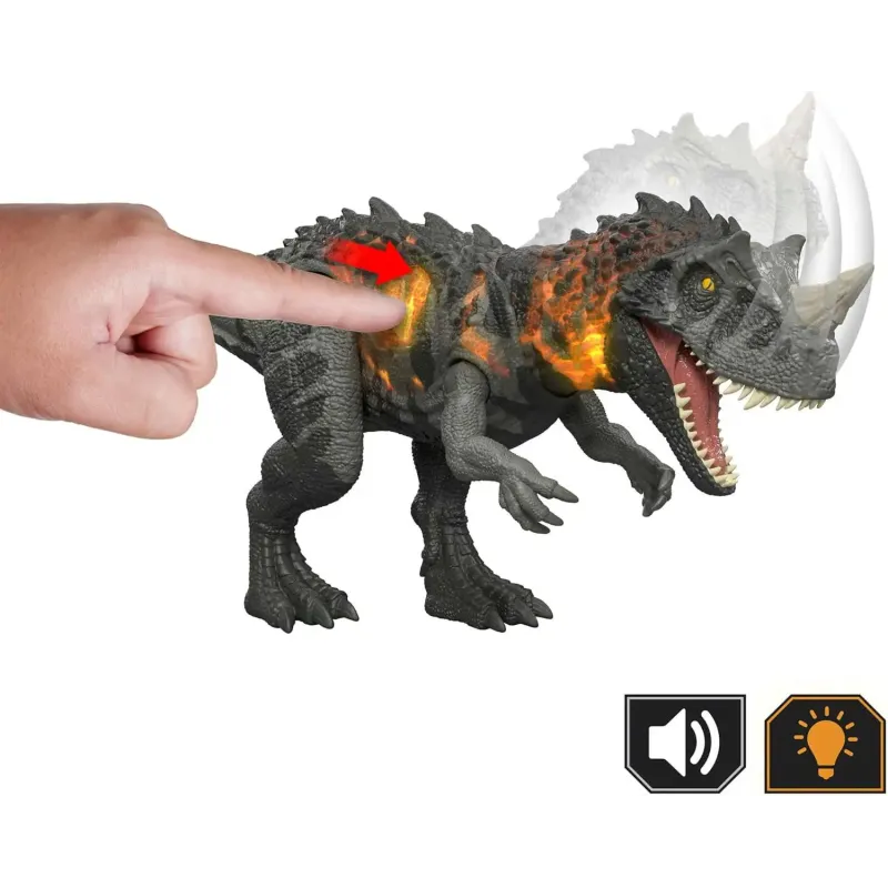 Mattel Jurassic World - Survival Wild Roar, Ceratosaurus JKL77 (JGB87)