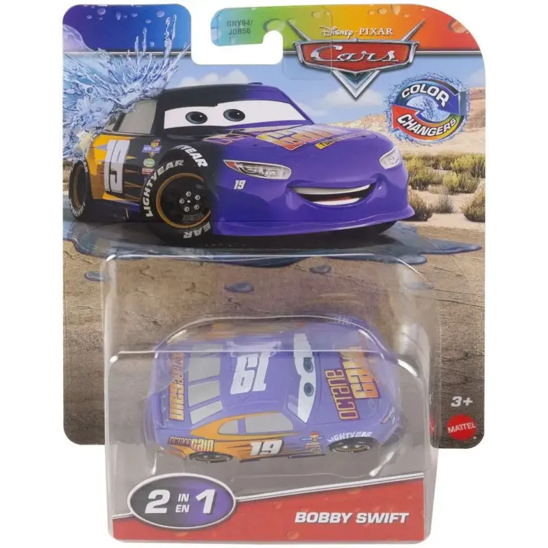 Mattel Cars - Color Changers, Bobby Swift JKP75 (GNY94/JDB56)