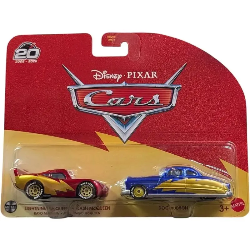 Mattel Cars - Σετ Με 2 Αυτοκινητάκια, Lightning McQueen & Doc Hudson JKW77 (DXV99/JVB27)