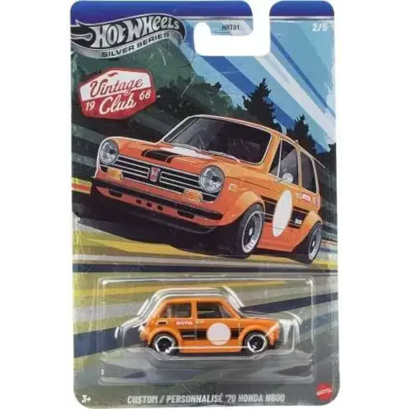 Mattel - Hot Wheels Silver Series, Vintage Club 1968, Custome '70 Honda N600 (2/5) JKY27 (HRT81)