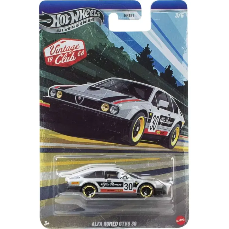 Mattel - Hot Wheels Silver Series, Vintage Club 1968, Alfa Romeo GTV6 30 (3/5) JKY30 (HRT81)