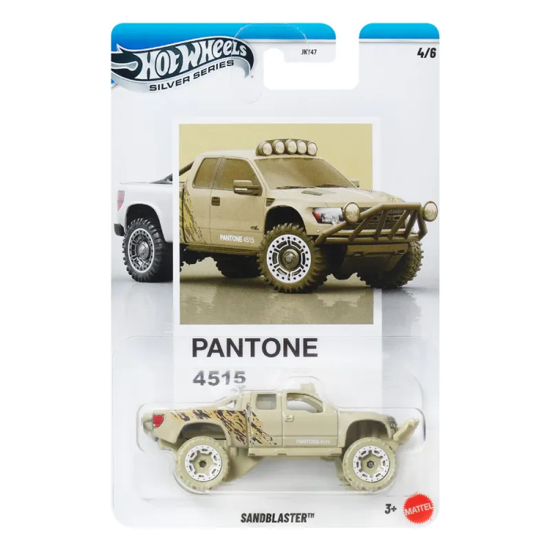 Mattel Hot Wheels - Silver Series, Pantone (4515), Sandblaster (4/6) JKY64 (JKY47)