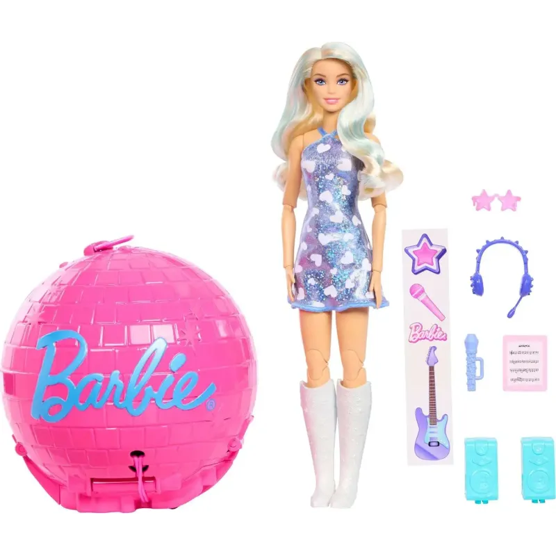 Mattel Barbie - Roll To Reveal Pop Star Surprise Doll JMK19