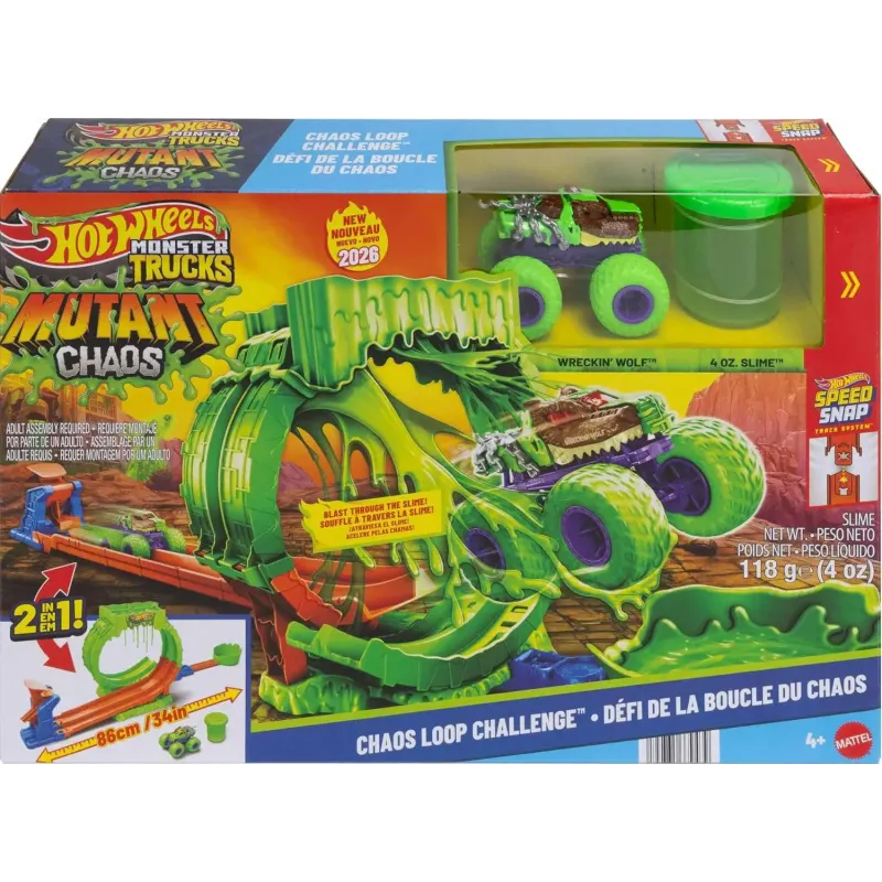 Mattel Hot Wheels - Mutant Chaos, Speed Snap, Chaos Loop Challenge JMK91
