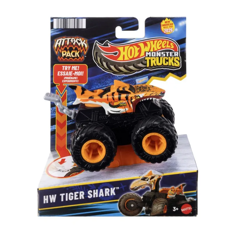 Mattel Hot Wheels - Monster Trucks, Attack Pack, HW Tiger Shark JMK96 (JMK92)