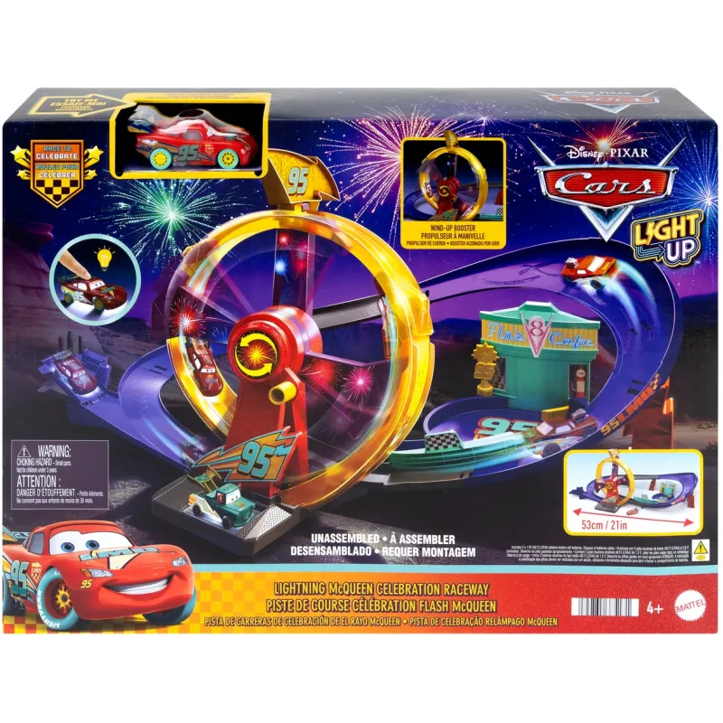 Mattel Cars - Trucks & Playsets Super Light-Up Track Set JMT57