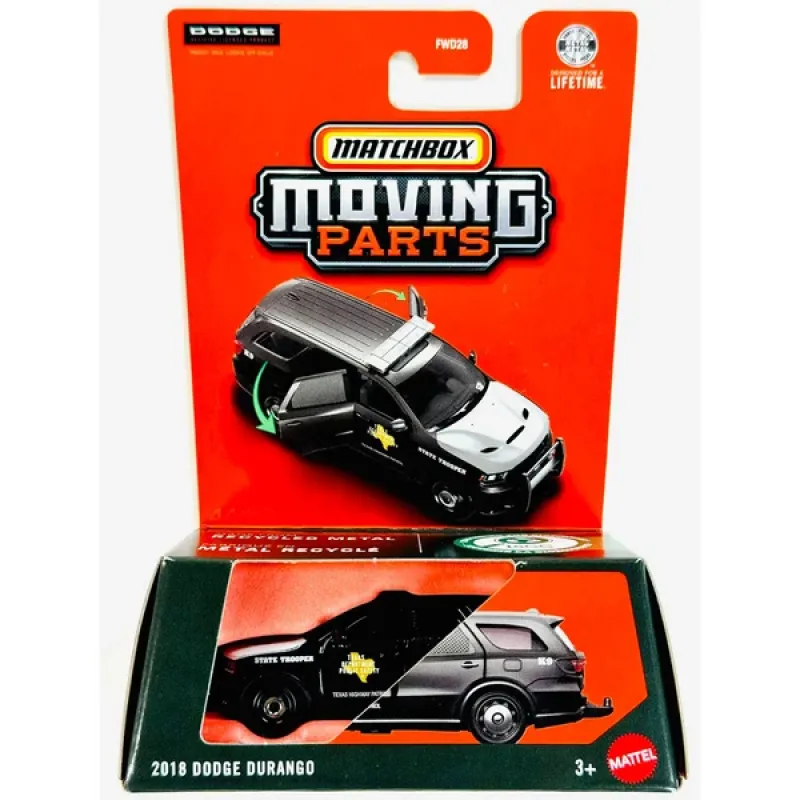 Mattel Matchbox - Moving Parts, 2018 Dodge Durango JRM97 (FWD28)