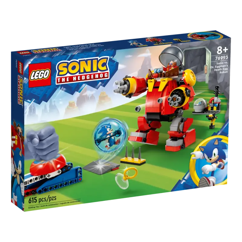Lego Sonic The Hedgehog - Sonic vs. Dr. Eggman's Death Egg Robot 76993