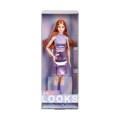 Mattel Barbie - Looks - Κούκλα με Κόκκινα Μαλλιά και Μωβ Outfit HRM12