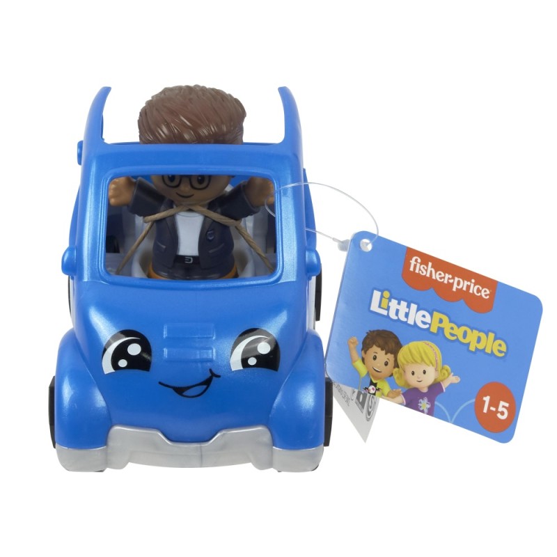Fisher Price - Little People, Όχημα Με Φιγούρα, Blue Electric Car HMX82 (HPX84)