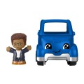 Fisher Price - Little People, Όχημα Με Φιγούρα, Blue Electric Car HMX82 (HPX84)