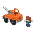 Fisher Price - Little People, Όχημα Με Φιγούρα, Orange Help And Go Truck HNJ29 (HPX84)