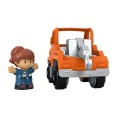 Fisher Price - Little People, Όχημα Με Φιγούρα, Orange Help And Go Truck HNJ29 (HPX84)